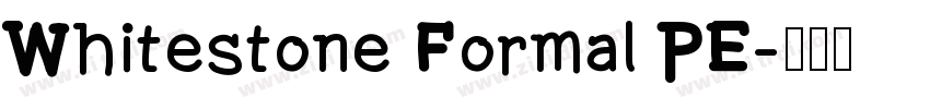Whitestone Formal PE字体转换